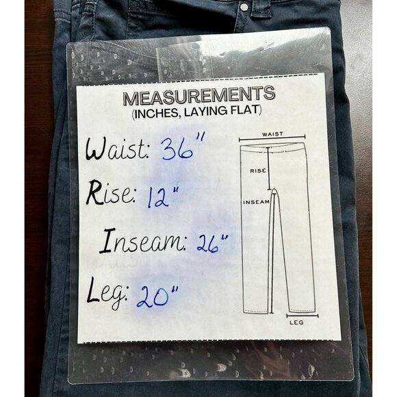 Aventura Women's Organic Cotton Wide Leg Hi-Rise Crop Pants‎ Eco-Friendly Sz 12 - Picture 7 of 7